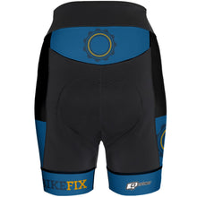 Load image into Gallery viewer, BIKEFIX Blue V - Women Cycling Shorts
