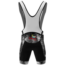 Load image into Gallery viewer, Island Bicycles Black Palms - Men Cycling Bib
