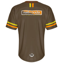 Load image into Gallery viewer, North of the border - Brown 2 - MTB Short Sleeve Jersey
