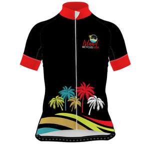 USVI Colored Palms - Women Cycling Jersey Pro 3