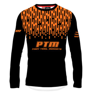 Daryl M Orange/Black - MTB Long Sleeve Jersey