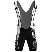 Load image into Gallery viewer, Island Bicycles BW Palms - Men Cycling Bib
