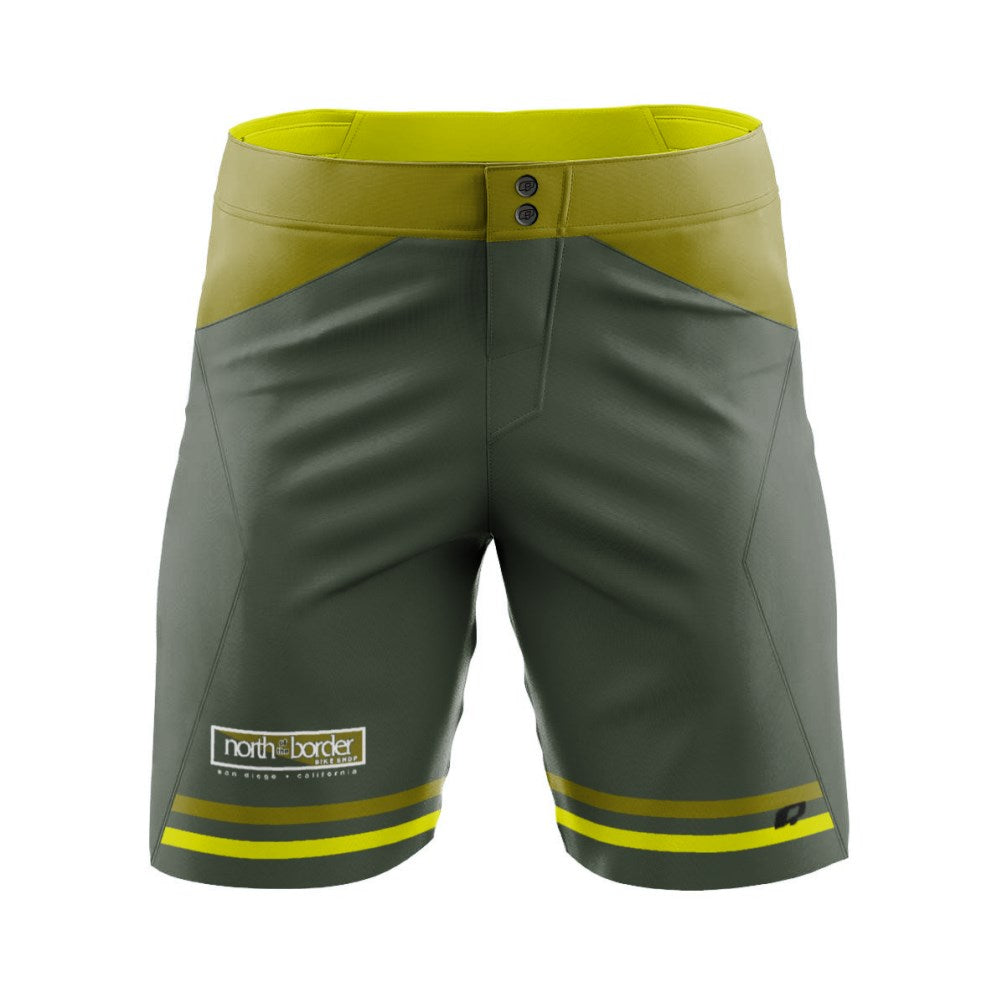 North of the Border Green - MTB baggy shorts