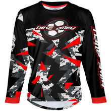 Load image into Gallery viewer, BikeAlley black - BMX Long Sleeve Jersey

