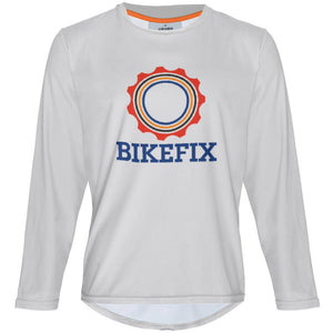 BIKEFIX Silver - MTB Long Sleeve Jersey