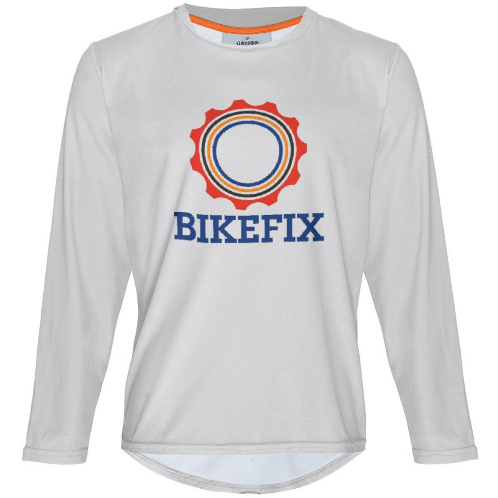 BIKEFIX Silver - MTB Long Sleeve Jersey