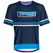 Load image into Gallery viewer, North of the border - Navy 2 - MTB Short Sleeve Jersey
