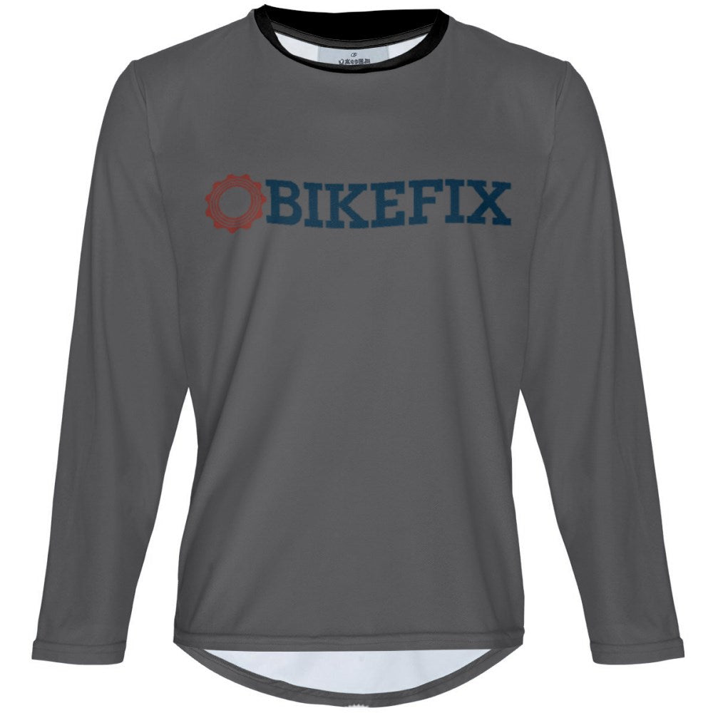 BIKEFIX Venture Gray - MTB Long Sleeve Jersey