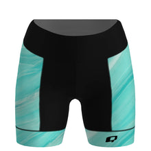 Load image into Gallery viewer, *mens size* PJAMM Aqua non-bib shorts - Women Cycling Shorts
