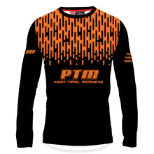 Load image into Gallery viewer, Orange Concept 03 - MTB Long Sleeve Jersey
