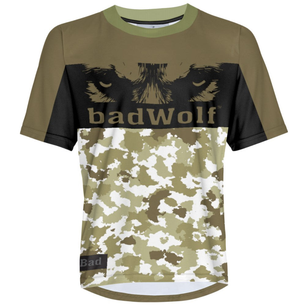 Bad Wolf Brown Camo - MTB Short Sleeve Jersey
