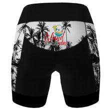 Load image into Gallery viewer, Island Bicycles BW Palms - Women Cycling Shorts
