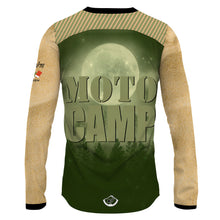Load image into Gallery viewer, Moto Camp Adventure - MTB Long Sleeve Jersey V Neck
