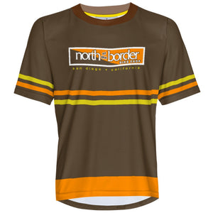 North of the border - Brown 2 - MTB Short Sleeve Jersey