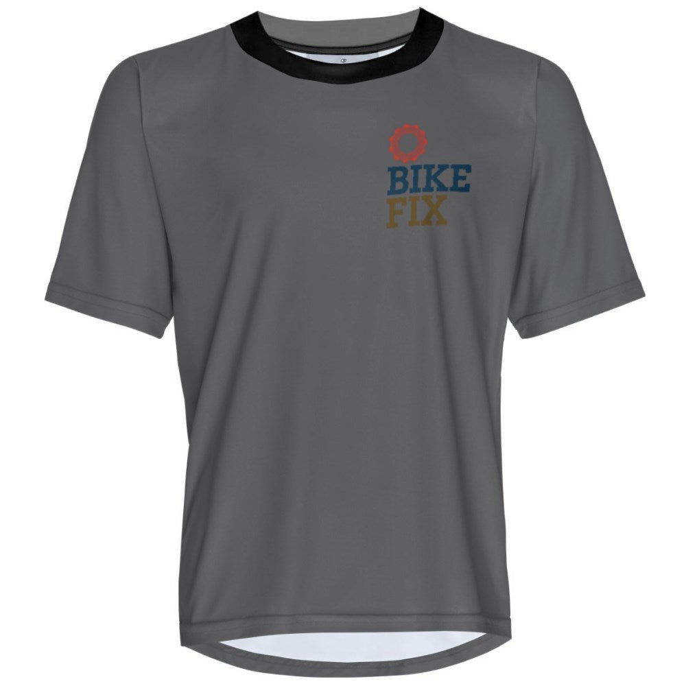 BIKEFIX Venture Gray 2 - MTB Short Sleeve Jersey