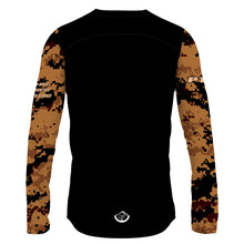 Load image into Gallery viewer, PTM Airsoft Digital FDE 01 - Men MTB Long Sleeve Jersey
