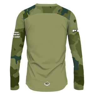 PTM Airsoft Camo Iguana LS - Men MTB Long Sleeve Jersey