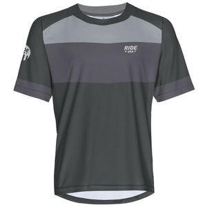 Bicycle Warehouse Gray Lines - MTB Short Sleeve Jersey