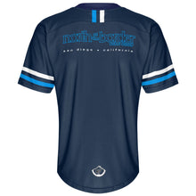 Load image into Gallery viewer, North of the border - Navy 3 - MTB Short Sleeve Jersey
