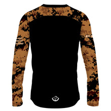 Load image into Gallery viewer, PTM Airsoft Digital FDE 01a - Men MTB Long Sleeve Jersey
